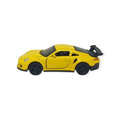 Çek Bırak Metal Küçük Arabalar 8 cm - 6411A-19 - Sarı