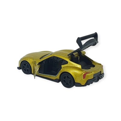 Çek Bırak Metal Küçük Arabalar 8 cm - 6411A-13 - Altın