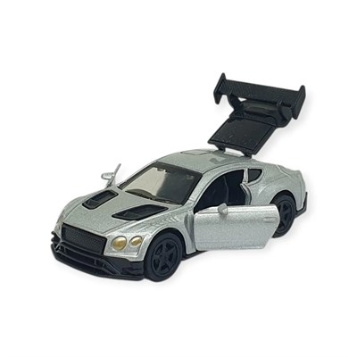 Çek Bırak Metal Küçük Arabalar 8 cm - 6411A-16 - Gümüş