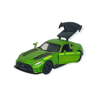 Çek Bırak Metal Küçük Arabalar 8 cm - 6411A-10 - Yeşil