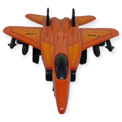 Çek Bırak Metal Mini Savaş Uçağı 10 cm - Kırmızı