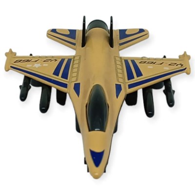 Çek Bırak Metal Mini Savaş Uçağı 10 cm