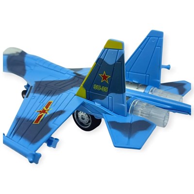 Çek Bırak Metal Uçak Sesli Işıklı 22 cm