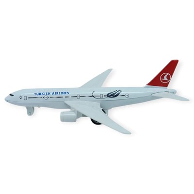 Çek Bırak Metal Yolcu Uçağı - 15 cm - Küçük Boy