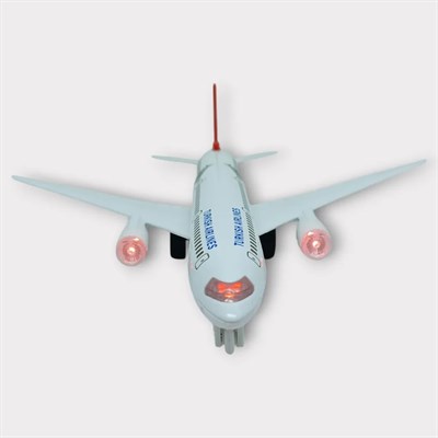 Çek Bırak Metal Yolcu Uçağı - 18 cm - Orta Boy