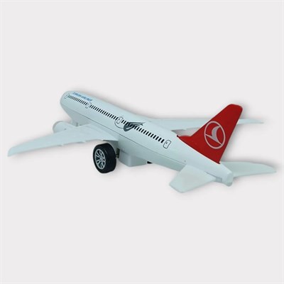 Çek Bırak Metal Yolcu Uçağı - 18 cm - Orta Boy