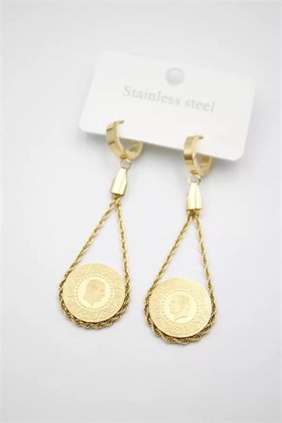 Çeyrek Küpe - Altın