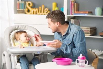 Chicco 4 Parça Beslenme Seti +6 Ay - Kız