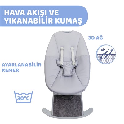 Chicco Comfy Elektrikli Ana Kucağı Silver Spring