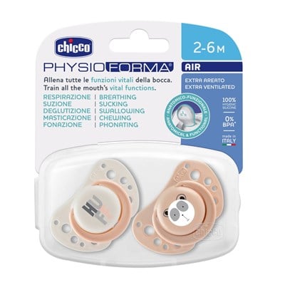 Chicco PhysioForma Air 2li Silikon Emzik 2-6 Ay Kız