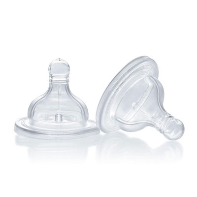 Chicco Wellbeing Biberon Emziği 6 ay+ Mama Akış 2li Silikon