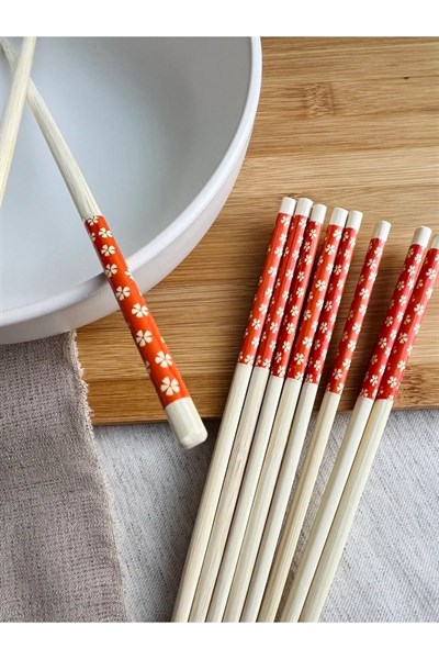 Chopsticks Bambu Yemek Çubuğu 10lu