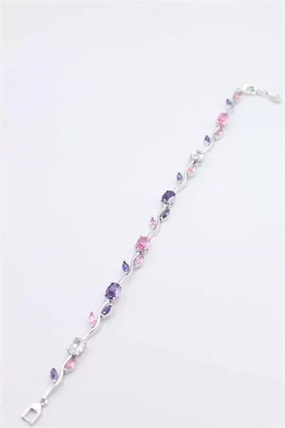 Çiçek Bileklik - Gümüş