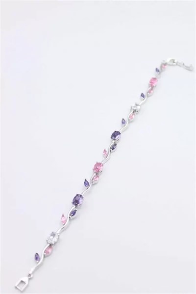 Çiçek Bileklik - Gümüş