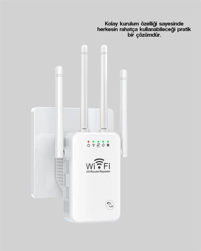 Çift Bantlı Otomatik Kurulum WiFi Repeater Menzil Genişletici
