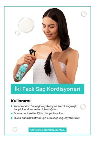 Çift Fazlı Kinoa & Kenevir Kondisyoner Fön Suyu 400 ML - mrfs