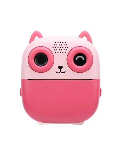 Çocuklar İçin Baskılı Mini Kamera 6 Kalem 5 Kağıt Rulosu Hediyeli Eğlenceli Fotoğraf Makinesi