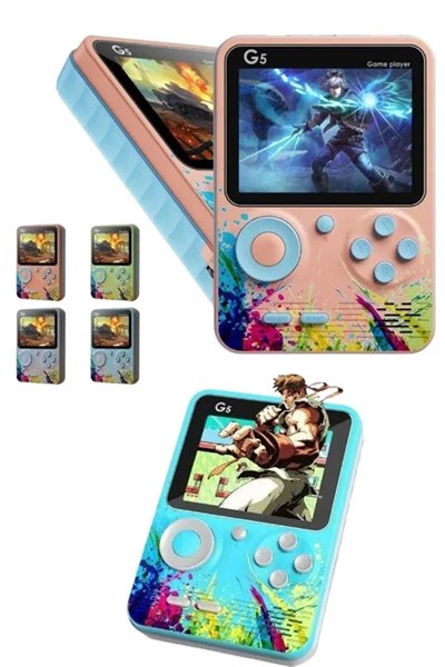 Çocuklara Özel 4K HD Retro Oyun Konsol El Atari Taşınabilir 500 Oyunlu