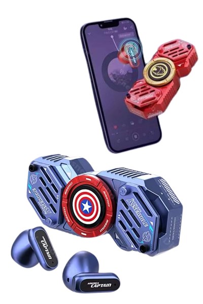 Çocuklara Özel Stres Çarklı Kablosuz Bluetooth Kulaklık ANC Özellikli