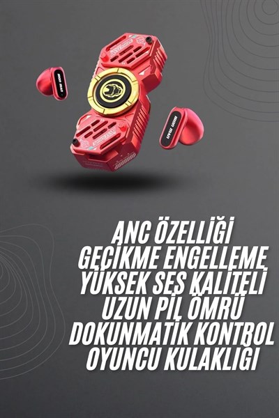 Çocuklara Özel Stres Çarklı Kablosuz Bluetooth Kulaklık ANC Özellikli