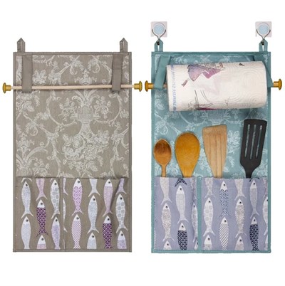 Çok Amaçlı Ahşap Kulplu Mutfak Peçete Askılığı ve Kaşıklık