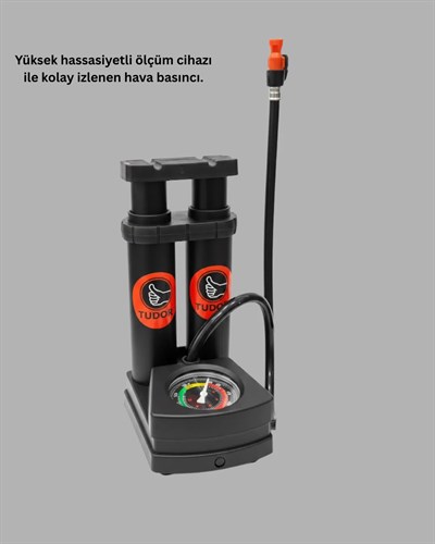 Çok Amaçlı Ayaklı Lastik Pompası Yüksek Hassasiyetli