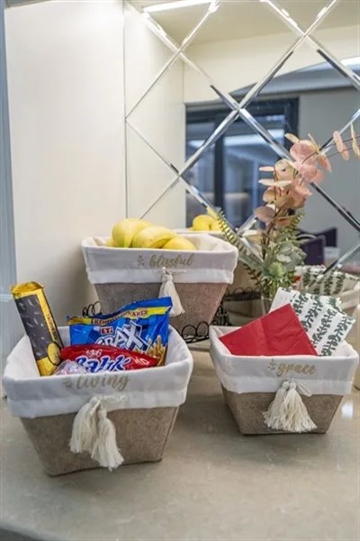 Çok Amaçlı Saklama Organizer Kutu Kare Keçe Sepet