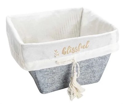 Çok Amaçlı Saklama Organizer Kutu Kare Keçe Sepet (maxi)