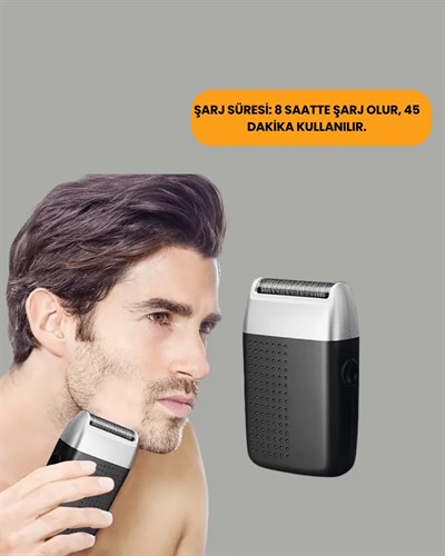 Çok Amaçlı Şarjlı Saç & Sakal Kesme Makinesi – Profesyonel ve Sessiz Performans