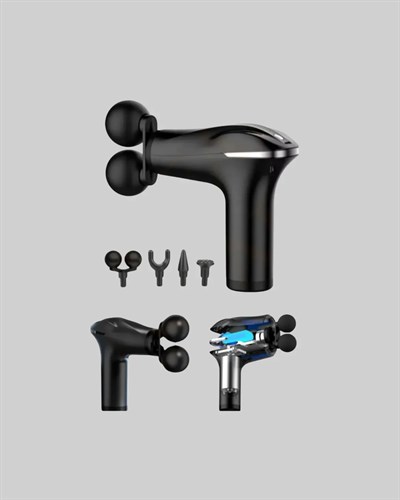 Çok Fonksiyonlu 4 Başlıklı Şarjlı Masaj Aleti Kas Ağrısı Rahatlatıcı