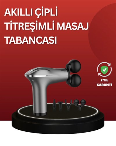 Çok Fonksiyonlu 4 Başlıklı Şarjlı Masaj Aleti Kas Ağrısı Rahatlatıcı