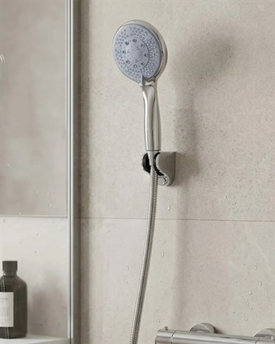 Çok Fonksiyonlu 4 Kademeli El Duşu Seti Spiral Hortumlu Banyo Duş Başlığı