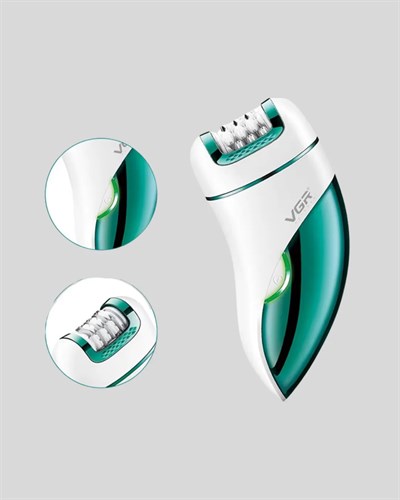 Çok Fonksiyonlu Epilatör 600mAh 90 Dakika Kullanım LED Metal Başlık Su Geçirmez