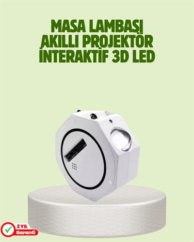 Çok Modlu Yıldız ve Okyanus Efektli Gece Işığı Projektörü