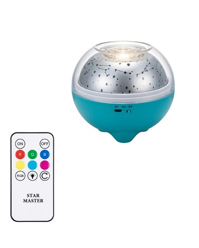 Çok Renkli LED Yıldız Projektör Gece Lambası Bluetooth Müzik Çalar ve Kumandalı Kontrol