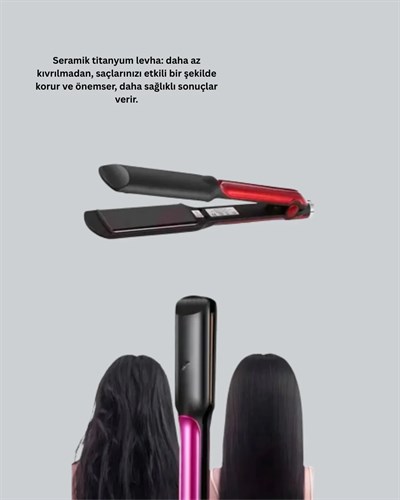 Çok Yönlü Kullanım Sunan Saç Düzleştirici – Düzleştirici ve Hacim Verici