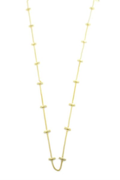 Çubuk Kolye - 45cm - Altın