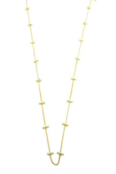 Çubuk Kolye - 45cm - Altın