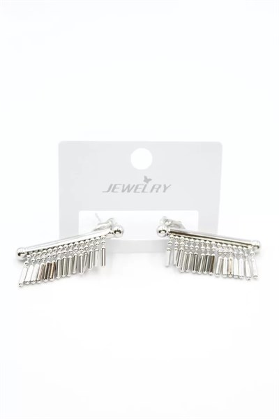 Çubuk Sallantılı Küpe - Gümüş