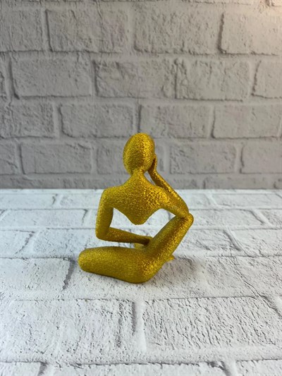 DEKORATİF İNSAN FİGÜRÜ SARI