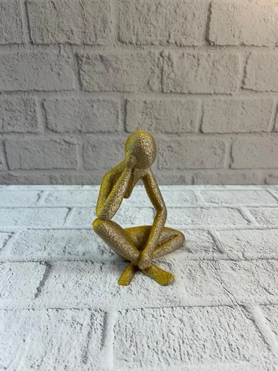 DEKORATİF İNSAN FİGÜRÜ SARI