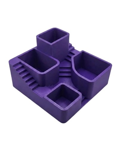 Dekoratif 3D Kaktüs Saksısı Çok Bölmeli Minimal Bitki Düzenleyici