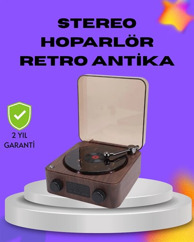 Dekoratif Gece Işıklı Bluetooth Hoparlör – Saatli Tasarım