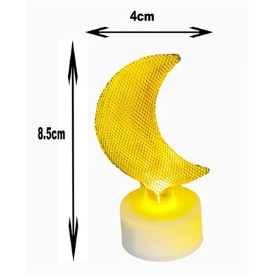 Dekoratif Led Lamba Metal Kaliteli Hediyelik 2 Adet