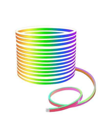 Dekoratif RGB LED Şerit Neon Işık 3 Metre Su Geçirmez Uzaktan Kumandalı Ortam Aydınlatması
