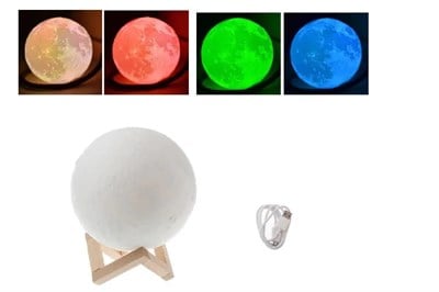 Dekoratif Yerküre 15cm Pilli Lamba