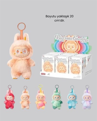 Dekoratif Yumuşak Labubu Peluş Figür – Koleksiyonluk ve Çocuklara Uygun Hediye 20 cm