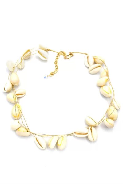 Deniz Kabuğu Kolye - Beyaz