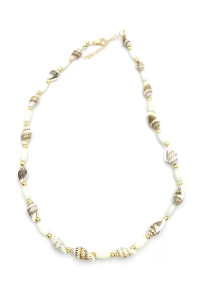 Deniz Kabuğu Kolye - Beyaz