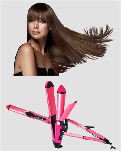 Dereceli Seramik Saç Düzleştirici – 5 Isı Seviyesi, 200°C Maksimum Sıcaklık